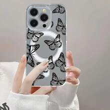 Teléfono: Este es un nuevo teléfono magnético de acrílico transparente compatible con phone 16 Pro, 15/14 Plus y 13/12/11 Pro. Cuenta con un diseño clásico transparente y resistente a los golpes, ideal tanto para hombres como para mujeres. - Colores mixtos 1 - Ver 4