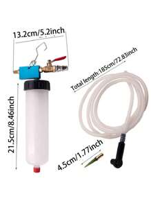 1 pieza de herramienta de reemplazo de líquido de frenos, herramienta profesional de reemplazo y extracción de líquido de frenos para vehículos - Reemplazo de líquido de frenos fácil y sin desorden - La bomba de inyección puede transferir rápida y eficientemente