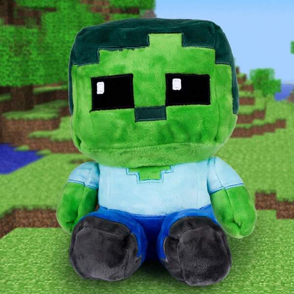 Microsoft 1 Stück offiziell lizenziertes  Zombie bequemes Schlafkissen, Cartoon Figuren  Spielwaren, Halloween Weihnachten Thanksgiving süße Geschenke für Familie und Freunde