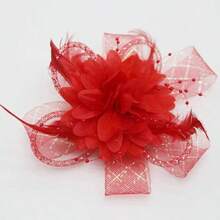 D EXCEED 1/2 PCS Vintage 1920s Beaded Fascinator Hat For Women - Art Decor Headpiece With Lace & Feathers | Gatsby Tea Parties, Weddings, Derby & Opera Events | Mother's Day, Bridal Shower, Teacher Gift Idea Valentine's Day Accessories - European and American Fashion Headwear - View 13