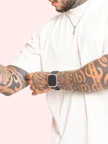 Kit 3 Oversized Premium Cotton Street Style T-Shirts - White - View 5