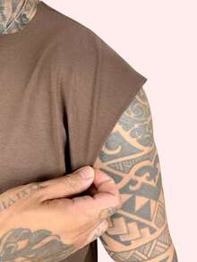 Kit 3 Tank Tops, Stylish Oversized Men's Macho T-Shirt, Bodybuilder - Green - View 9