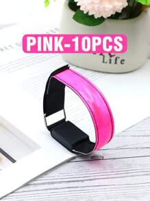 LED网格发光臂章 反光LED灯臂章，派对用品，运动腕带，适用于跑步、徒步旅行、露营、派对，可充电 - 彩色 - 查看 31