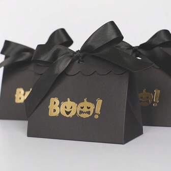 5/20pcs Halloween Funny Candy Box | Skull Element Design, Lightweight And Durable For Added Fun