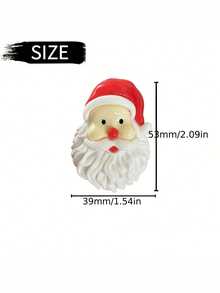 全新圣诞汽车出风口夹圣诞主题圣诞老人汽车空调装饰胶带，圣诞老人圣诞汽车出风口夹 - 适用于节日车辆内饰装饰