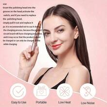 Professional Nail Drill Kit, USB Rechargeable Nail File Drill, 300mAh Lithium Battery High Capacity, Manicure & Pedicure Set, Home And Salon Nail File Kit, Nail Buffer Grinding Polishing Tools - Purple - View 6