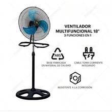 Ventilador potente todo en uno, adecuado para una variedad de escenarios, hogar, tiendas comerciales, ventilador de altura ajustable, menos ruido. - Tipo de Enchufe A USA (110-127V) - Ver 7