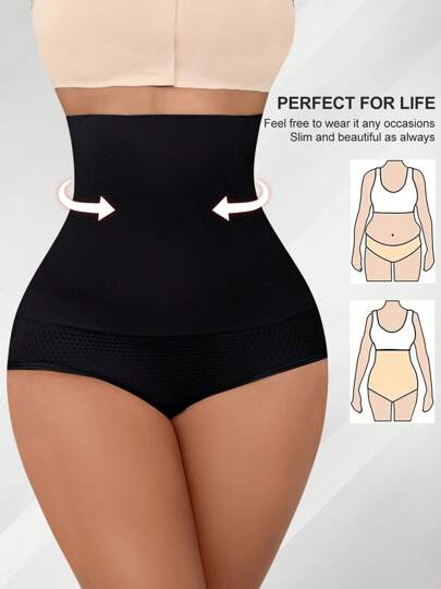 High-Waisted Seamless Tummy Control Shapewear Panties For Women, Butt Lifter