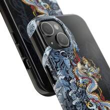 Cool Hardy Dragon Vintage Design Phone Case Tough 2-Piece Hard Cover With Scratch & Drop Protection - Mixed Color 1 - View 5