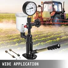 400Bar/6000PSI Fuel Injector Tester - Dual Scale Gauge For Adjusting & Testing Injector Nozzle Pressure & Pop Pressure - 19X11X7inch - View 8