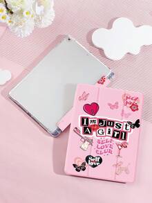 粉色可爱拼贴风格保护套,兼容 iPad Air 4/5(10.9 英寸)、iPad 7/8/9/10.2 英寸、iPad 第十代、Kindle Paperwhite 第十二代(2024 年款)、Kindle(第十一代,2022 年款)、三星 Galaxy Tab S6 Lite(10.4 英寸),具备自动睡眠/唤醒功能。 - 彩色 - 查看 3