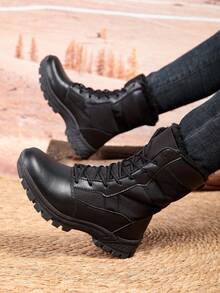 Winter New Men's Outdoor Hiking Boots, Trekking Boots, Training Shoes, High-Top Boots, Fashion Design Versatile Couple Styles