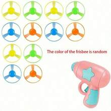 13 件彩色飞行推进猫玩具：小猫互动狩猎游戏 - 随机颜色飞盘