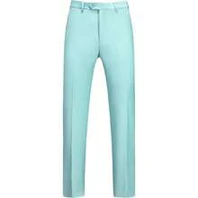 Men's Slim Fit 2-Piece Tuxedo Suit One-Button Jacket & Pants Set For Wedding, Prom, And Formal Events - Aqua - View 6