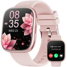 Hwagol 2025 Upgraded Women's Smart Watch, 1.83" Fitness Smartwatch With Bluetooth Calling, Multiple Sport Modes, Sleep Health Monitoring, Customizable Dial, Music Control, Compatible With Android And IOS, 230mAh Battery, Great Halloween Gift - Multicolor - View 1