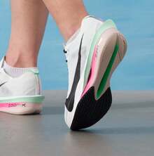 Nike 男子ZOOMX VAPORFLY NEXT% 4運動訓練跑步鞋 - 白綠色 - 查看 4
