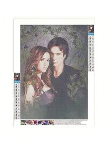 5D全钻艺术定制DIY钻石画，动物圆形钻石刺绣，打造独一无二的水钻画和家居装饰礼品套装，钻石艺术 - Regular diamond + AB diamond [square diamond] - 查看 3