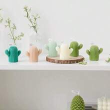 Moule en silicone pour bougie en forme de cactus 3D, bougie artisanale DIY, moule de décoration en plâtre et résine