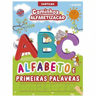 Livro Cartilha de Alfabetização Caminhos da Alfabetização Alfabeto e Primeiras Palavras Editora Online