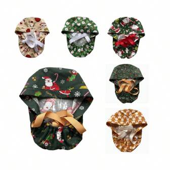 Ditsy Floral 休闲涤纶纤维运动帽，适合所有季节