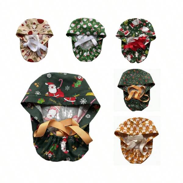 Cappellino sportivo casual in fibra di poliestere con stampa floreale ditsy, adatto per tutte le stagioni