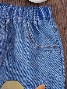 2pcs Baby Boy/Girl Casual Cute Cartoon Bear Graphic Print Sweatshirt And Pants Set, Comfortable For Autumn/Winter - Multicolor - View 7