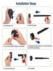 10pcs Solar LED Lights, Outdoor Solar LED Lawn Lights, 35 Milliamperes,Solar Landscape Decorative Lights, Waterproof And Durable. They Are Suitable For Courtyards, Lawns, Paths, Decks, Driveways And Gardens, As Well As For Decorating Festival Parties And Garden Walkways. - warm light lamp - 查看 9