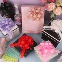 5 件大号礼品蝴蝶结,白色礼品蝴蝶结,6 英寸,用于包装礼品婚礼丝带蝴蝶结盒或鲜花装饰,婚礼、圣诞节、万圣节、感恩节、生日派对、情人节礼品包装 - 多色 - 查看 3