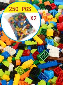 1000pcs Micro Building Blocks, Children Creative DIY Assembly Loose Bricks, Develop Imagination And Hands-On Ability, Free Combination, Gift For Boys And Girls - Multicolor - View 12