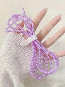 Phone Cable Protector Cord + Cable Tie, Durable Data Cable Protector Charger Protector - Multicolor - View 4