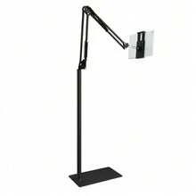 Universal 360° Adjustable Floor Stand Holder For Tablet/IPad/Phone 3.5-11in - 黑色 - 查看 1