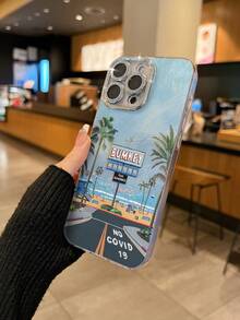 Coastal Road Perforated Camera Phone Case Compatible With IPhone 16 Pro Max, 15/14 Plus, 13, 12, 11 - Fine Hole Vortex - View 2