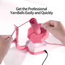 USB Automatic Bobbin And Yarn Winder - Pink Sewing And Crafting Essential - Pink - View 11