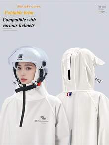 1件新款时尚便携雨衣，长款全身轻便防水防风雨衣，男女通用雨夹克 - 加厚多功能带帽雨衣，透气易收纳，是旅行、骑行、徒步和户外活动的理想之选，男女皆宜 | 新品热销，保暖，闺蜜节，小狗，嘉年华