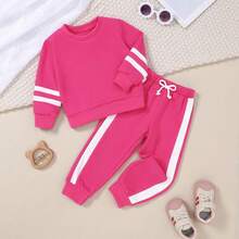 Toddler Girl Clothes Fall Winter Outfits Long Sleeved Pullover Sweatshirt + Sweatpants Pcs Casual Sweatsuits Sets