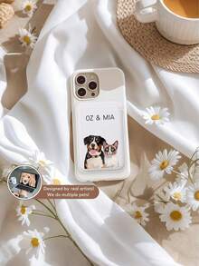 Custom Pet Phone Case Wallet With Card Holder MagSafe Compatible With Pet Photo + Name Personalized Phone Case Custom Cat Phone Case - Multicolor - View 4