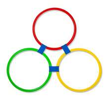 5个/10个多色敏捷训练环，厚实耐用，配有可调节连接夹，可组成各种跳环组合。适用于足球、篮球、跆拳道、耐力和敏捷性训练等。也适用于家庭娱乐活动、圣诞节和生日礼物。 - 彩色 - 查看 10