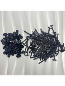 30 abraçadeiras de nylon autotravantes duráveis com fivelas de plástico pretas - fechos de alta resistência resistentes a UV, adequados para reparo de automóveis, organização multiuso doméstica e externa