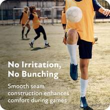 Sof Sole Calcetines Deportivos de fútbol para Hombres y jóvenes - Naranja - Ver 11