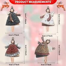Dancing Angel Christmas Tree Ornament - Flying Angel Pendant Hanging Decorations For Xmas Holiday Decor - Multicolor - View 7