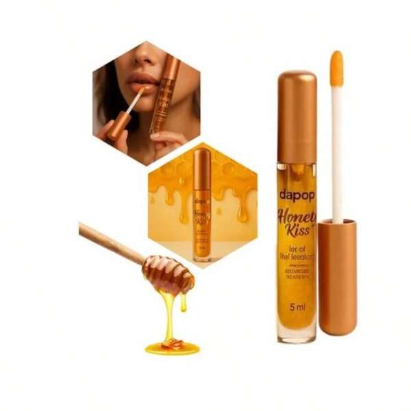Lip Gloss Honey Kiss Mel Dapop Dup 5ml Hidratação similar liphoney 5ml