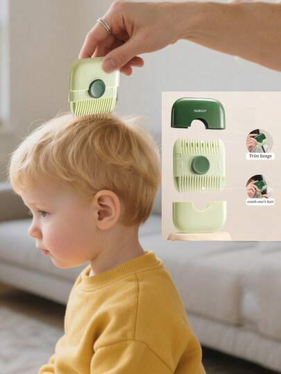 1 件婴儿毛发修剪器，悄无声息地修剪头发，掌控自己的发型，妈妈的得力助手，适用于男孩和女孩的理发，发型设计工具，适合男孩的发型，DIY，女孩的刘海修剪