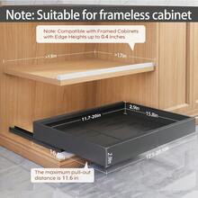 4/2/1pcs Expandable Pull-Out Drawer Organiser, 21-Inch Deep Adjustable Storage Dividers For Kitchen Cabinet - Multicolor - View 2