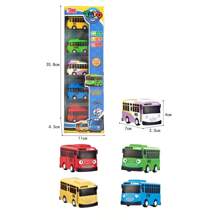 1 件和 4 件迷你校车 - 反弹迷你巴士拼图套装玩具