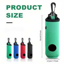 1PC Golf Ball Holder Pouch & Golf Tee Holder, Portable Golf Ball Carry Bag Pouch With Waist Strap, Holds 3 Balls & 3 Tees (Balls/Tees Not Included), For Golfers Practice And Course Use, Golf Accessories, Ideal Golf Gifts For Holidays And Birthdays