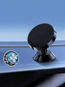 1 pieza Soporte magnético para teléfono de coche, soporte magnético adhesivo multifuncional para panel de instrumentos y salpicadero del coche para navegación - Multicolor - Ver 8