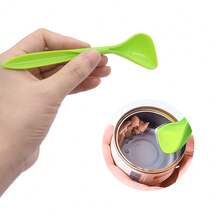 2件装宠物喂食勺，多功能猫罐头勺，小型犬勺，湿粮喂食勺，清洁双手宠物勺 - 彩色 - 查看 4