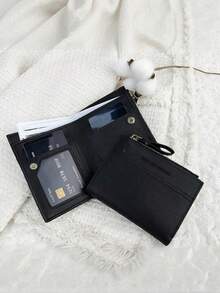 Ví nhỏ gập khóa kéo đơn giản và tươi mới, dành riêng cho phái nữ! Cần thiết cho cặp sách học sinh và ký túc xá, đa năng cho cả công việc và giải trí, hoàn hảo để làm quà tặng cho phái nữ. Ví mini, ví cầm tay, ví dễ thương mùa thu. - Nhiều màu - Xem 4