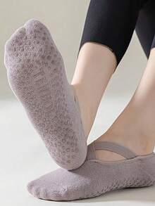 Personalisierte Yoga-Socken für Damen, Silikon Anti-Rutsch Tanz-Sport-Socken, Damen Yoga-Socken mit Gummigriff ohne Rutschgefahr, Damen Yoga-Socken - Silikon Anti-Rutsch, weich, bequem für Fitness, Pilates, Tanzen, Indoorsport