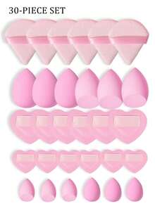 50/40/30/20/10/5pcs Makeup Kit, Including: 10 Pieces Of Liquid Makeup Sponge+10 Pieces Of Mini Liquid Makeup Sponge+10 Pieces Of Triangular Powder Puff For Loose Powder And Makeup Set+10 Pieces Of Air Cushion Powder Puff For Facial Makeup+10 Pieces Of Mini Air Cushion Powder Puff,Makeup,Cheap,Room Decor,Vanity,Travel,Bedroom,Makeup Accessories,Puff,Makeup Blender,Powder Puff,Makeup Sponge,Cheap,Stocking Stuffers,Makeup,Makeup Tools,Cheap Stuff,Gifts,Gifts For Women,Christmas Gifts